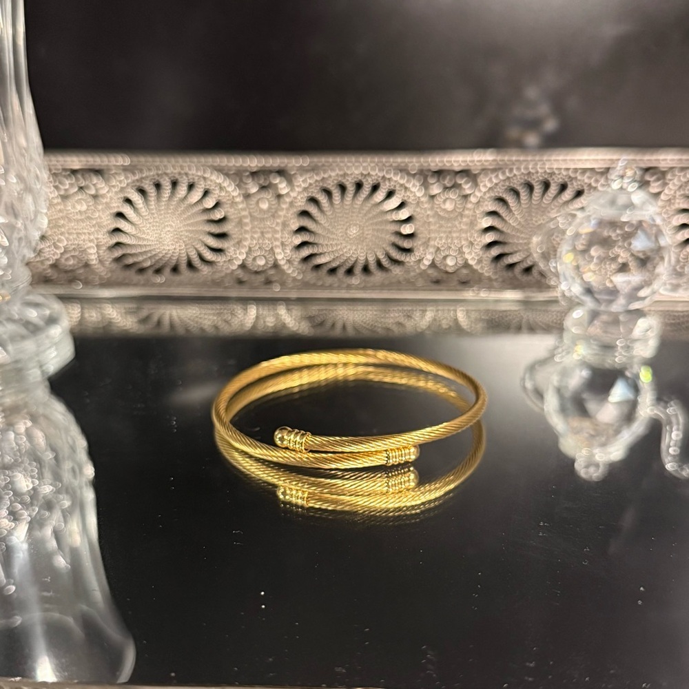 Gold Cable Bracelet